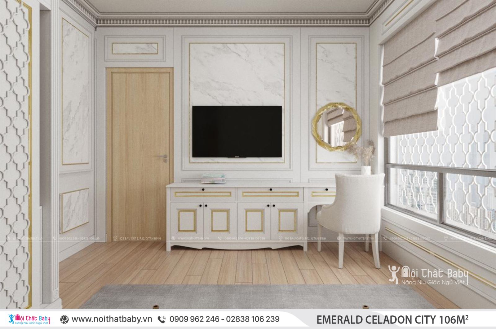 Tổng hợp các mẫu thiết kế nội thất Chung cư Emerald Celadon City